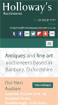Mobile Screenshot of hollowaysauctioneers.co.uk